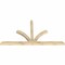 Ekena Millwork Richland Rough Sawn Timber Gable Bracket, Douglas Fir, 96"W x 52"H x 4"D x 4"F, 13/12 Pitch GBW096X52X0404RIC00RDF - alternate 2